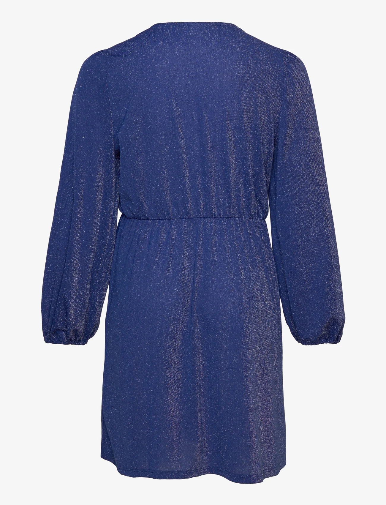 ONLY Carmakoma - CARFIESTA L/S V-NECK GLITTER DRESS JRS - party wear at outlet prices - bluing - 1