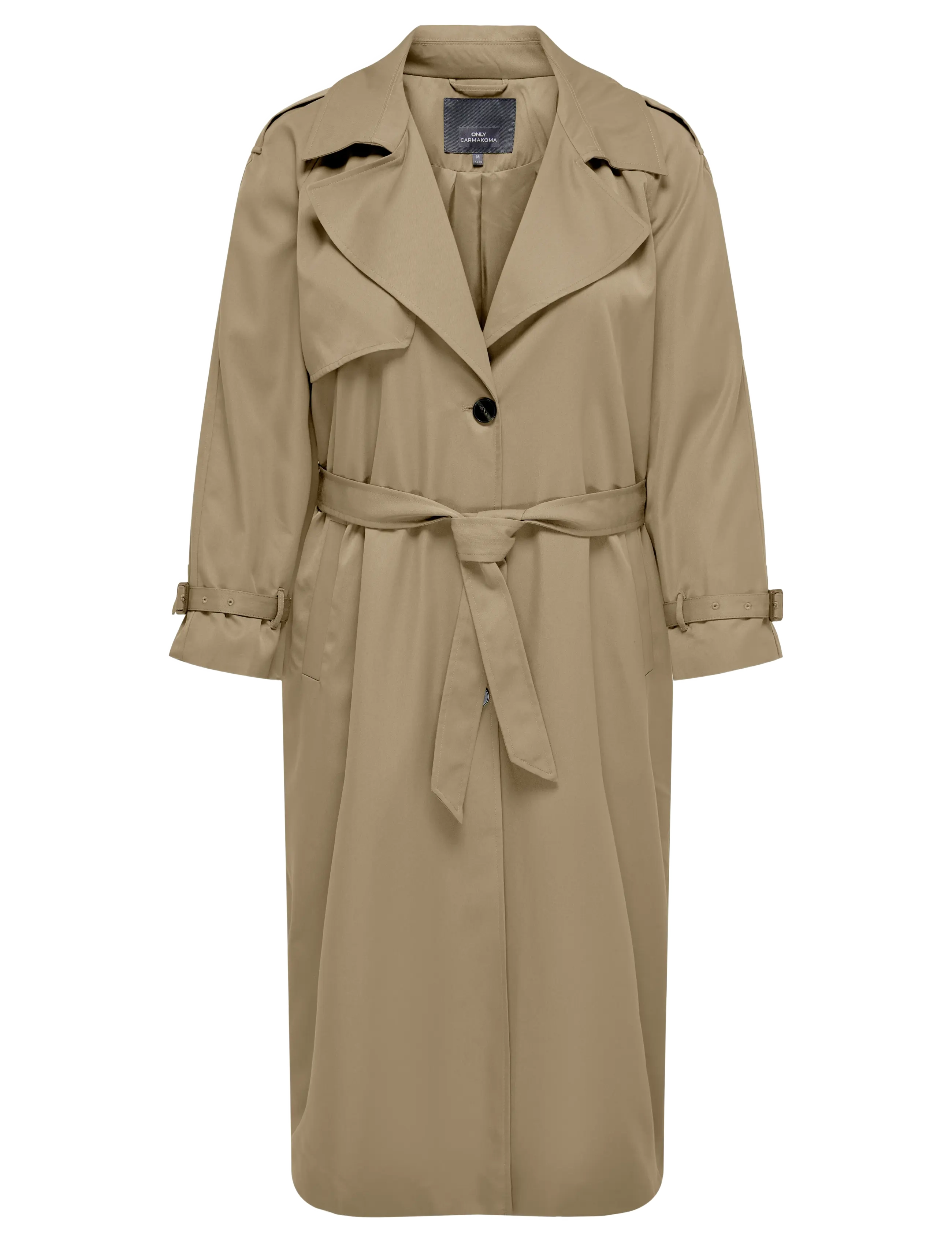 ONLY Carmakoma CARCHLOE TRENCHCOAT SINGLE B.OTW - ONLY Carmakoma - TANNIN / beige