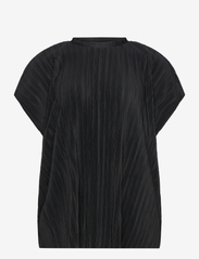 CARRIMMA S/S HIGH NECK TOP JRS - BLACK