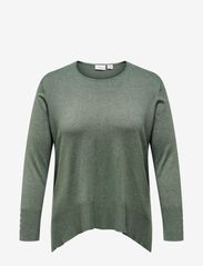 ONLY Carmakoma - CARJULIE LS LIFE LOOSE O-NECK KNT - die niedrigsten preise - hedge green - 0