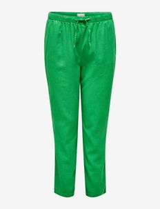 CARCARO MW LINEN BL PULL-UP PANT TLR, ONLY Carmakoma