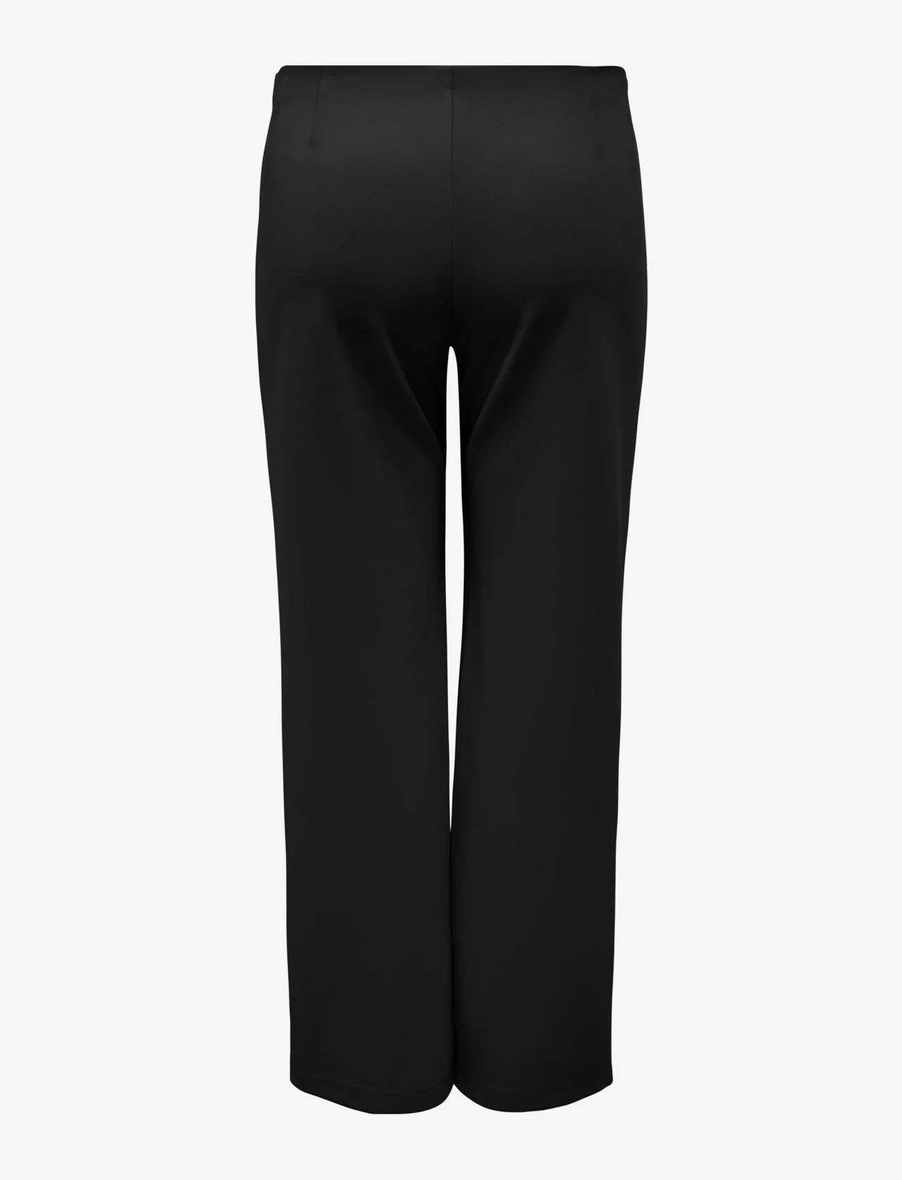 ONLY Carmakoma - CARLAUREL HW PIN STR PANT TLR - straight leg trousers - black - 1