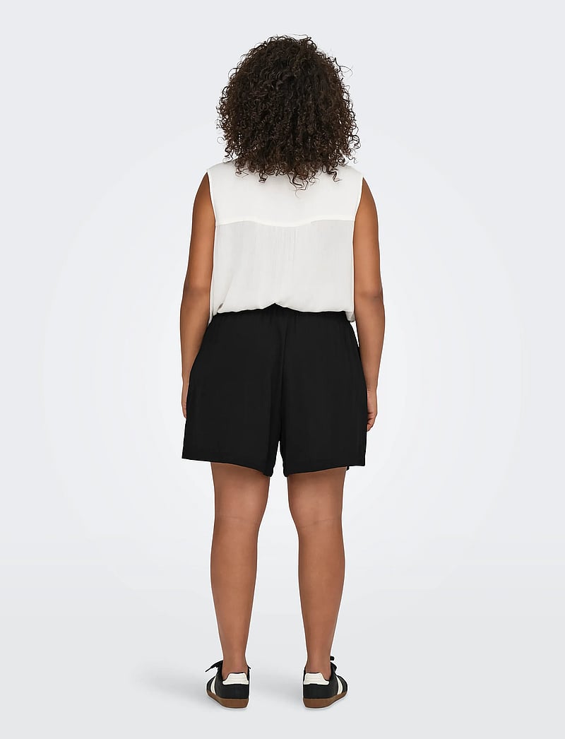 ONLY Carmakoma - CARLUX SHORTS NOOS - casual shorts - black - 3