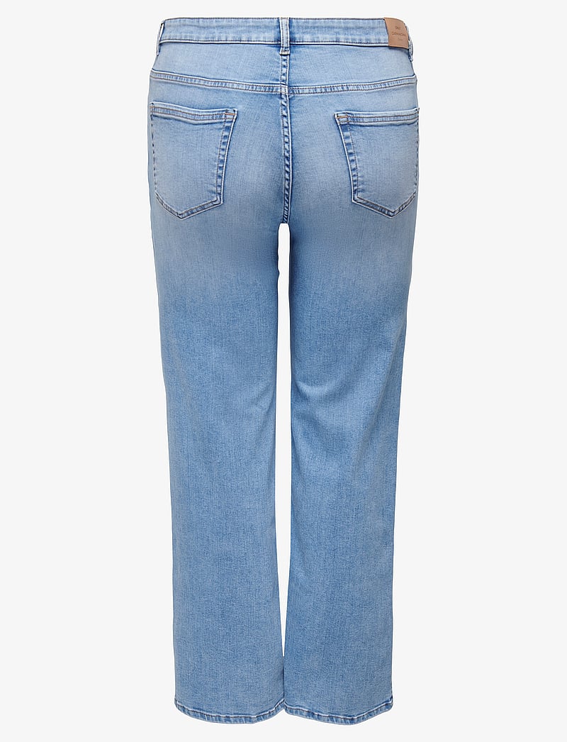 ONLY Carmakoma - CARWILLY HW WIDE DNM TAI006 NOOS - hosen mit weitem bein - light blue denim - 2