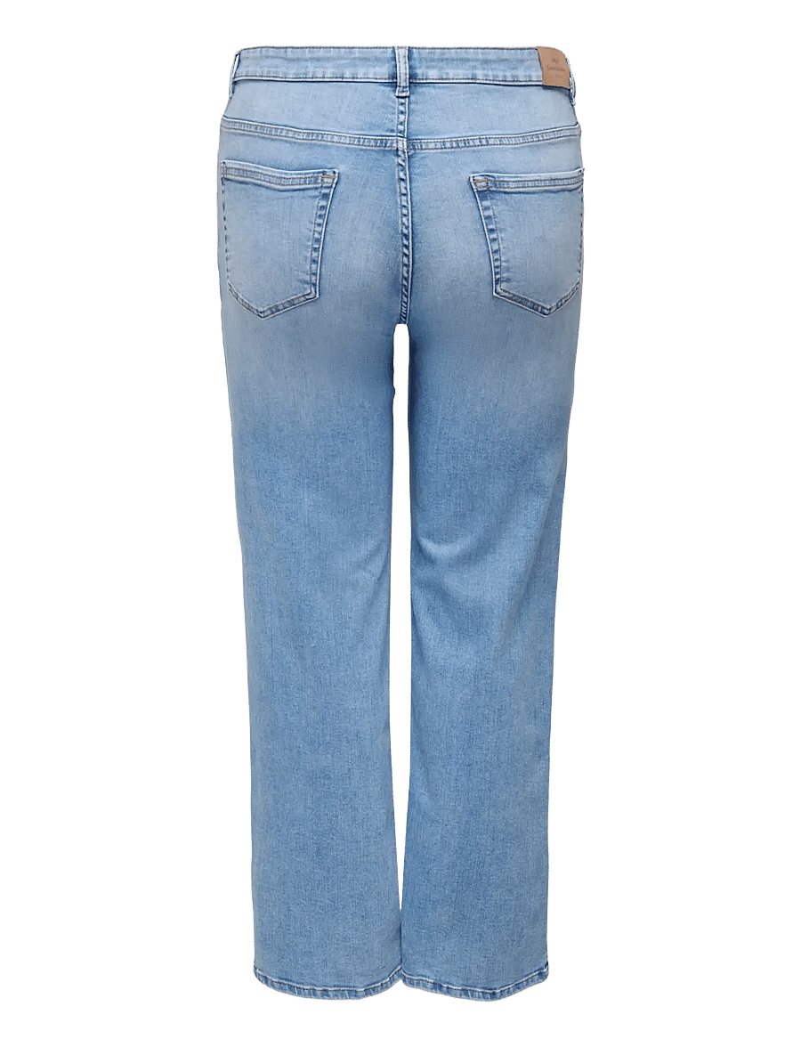 ONLY Carmakoma - CARWILLY HW WIDE DNM TAI006 NOOS - pantalons larges - light blue denim - 2