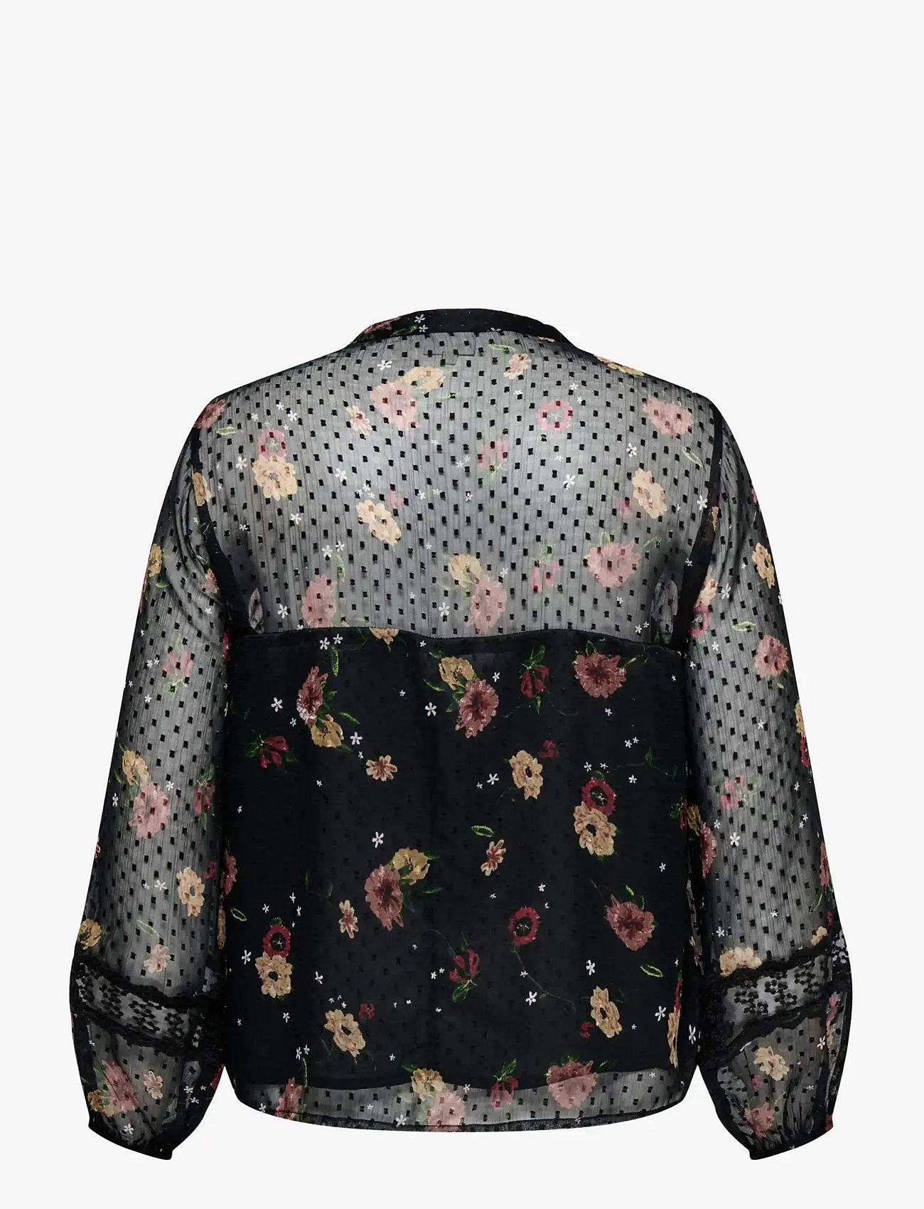 ONLY Carmakoma - CARTESSA ELIZA LS TOP WVN - black - 2