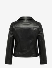 ONLY Carmakoma - CARBECCA FAUX LEATHER BIKER OTW - spring jackets - black - 1