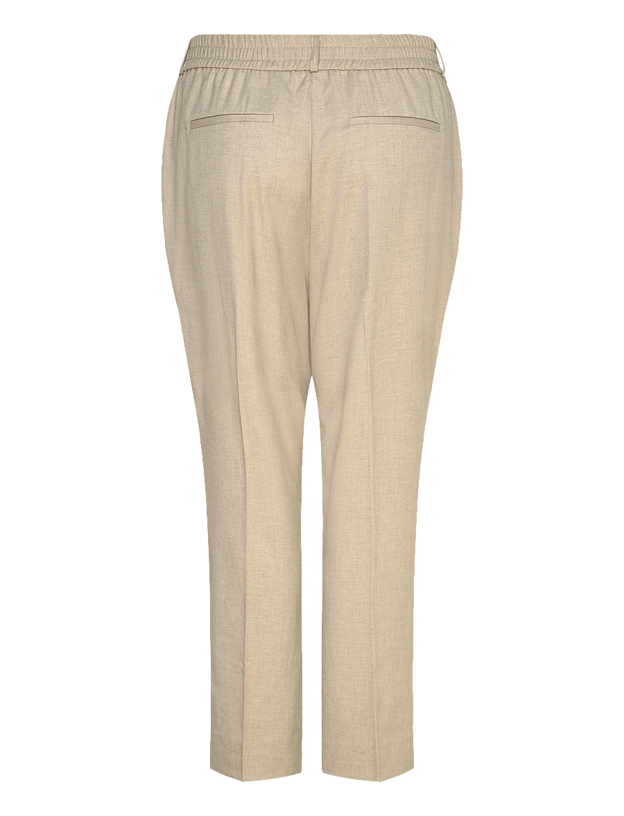 ONLY Carmakoma - CARVERONICA-ELLY LIFE HW PANT TLR NOOS - anzugshosen - white pepper - 1
