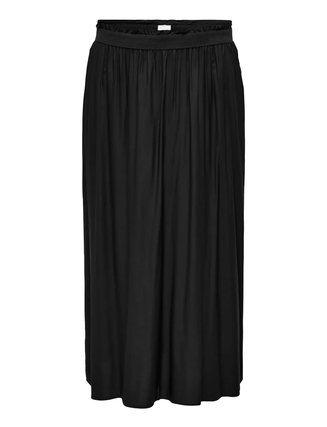 ONLY Carmakoma CARVENEDIG LONG SKIRT NOOS - Tøj - BLACK / black