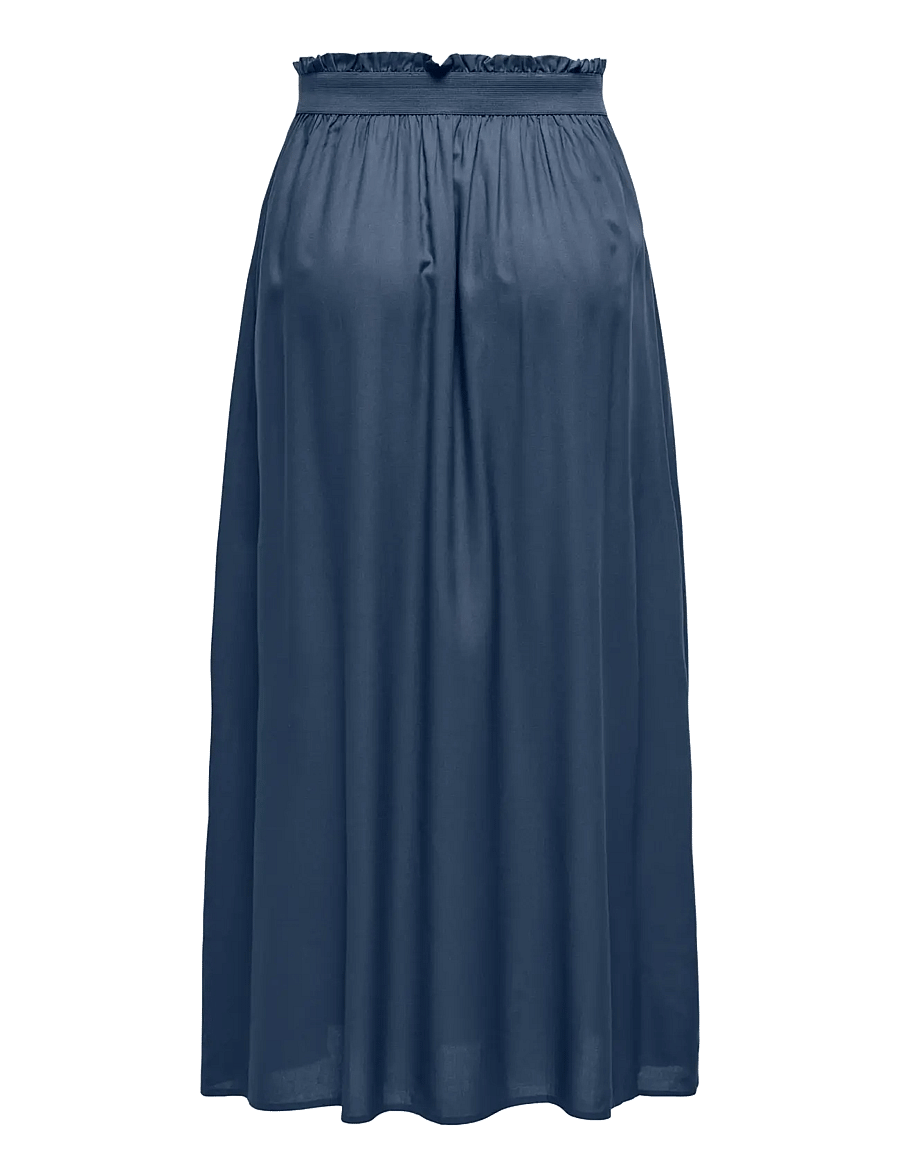 ONLY Carmakoma - CARVENEDIG LONG SKIRT NOOS - maxi röcke - vintage indigo - 1