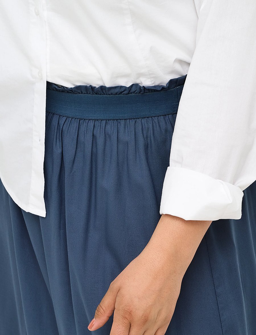 ONLY Carmakoma - CARVENEDIG LONG SKIRT NOOS - maxi röcke - vintage indigo - 5