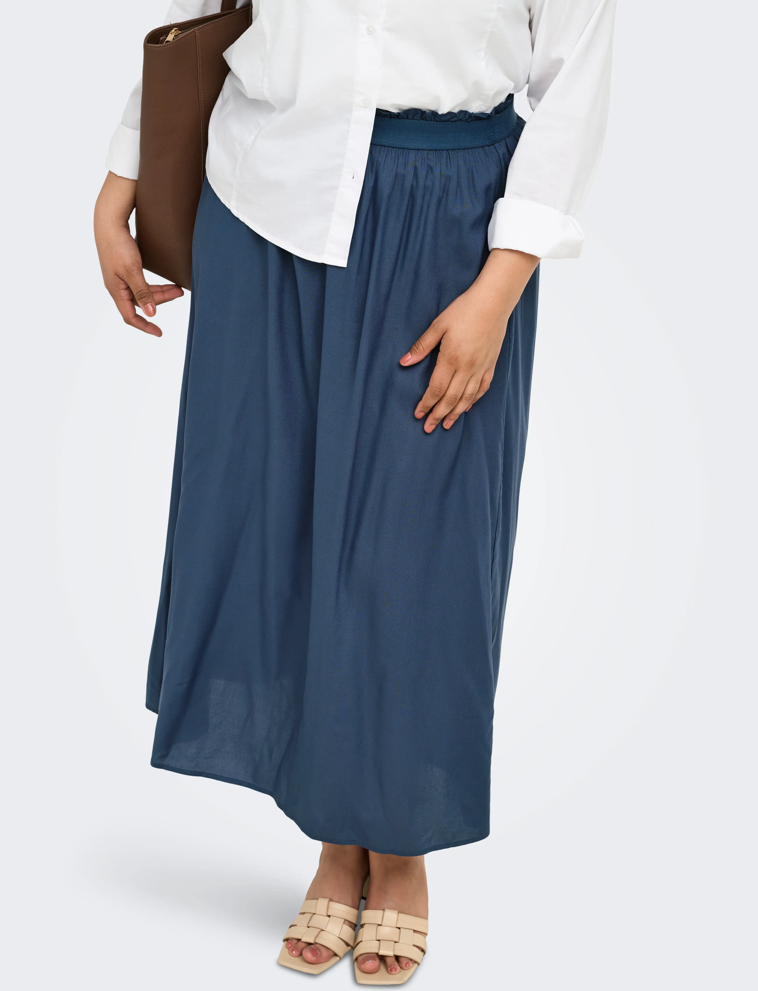 ONLY Carmakoma Carvenedig Long Skirt Noos maxikjolar dam – bild 6