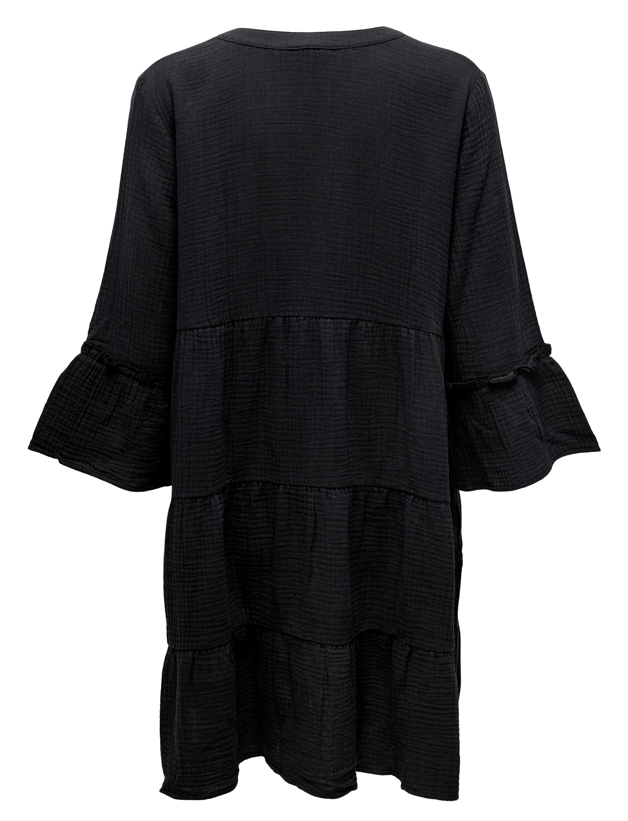 ONLY Carmakoma - CARTHYRA LIFE PEPLUM DRESS WVN - robes courtes - phantom - 2