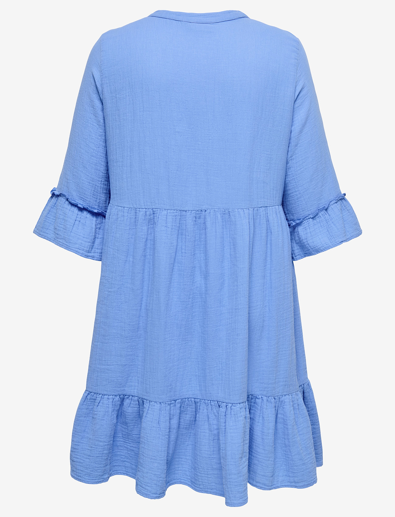 ONLY Carmakoma - CARTHYRA LIFE PEPLUM DRESS WVN - korta klänningar - provence - 1