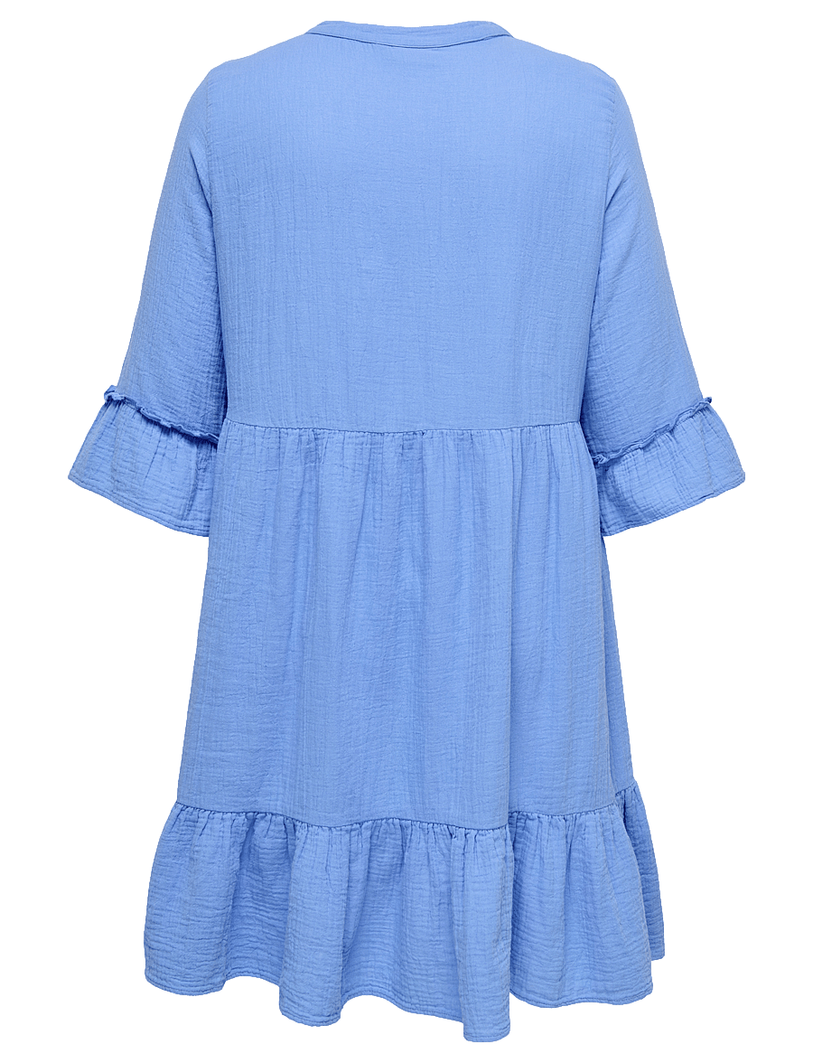 ONLY Carmakoma - CARTHYRA LIFE PEPLUM DRESS WVN - robes courtes - provence - 1