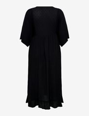ONLY Carmakoma - CARELEANOR LIFE 2/4 CALF DRESS WVN - vidutinio ilgio suknelės - black - 1