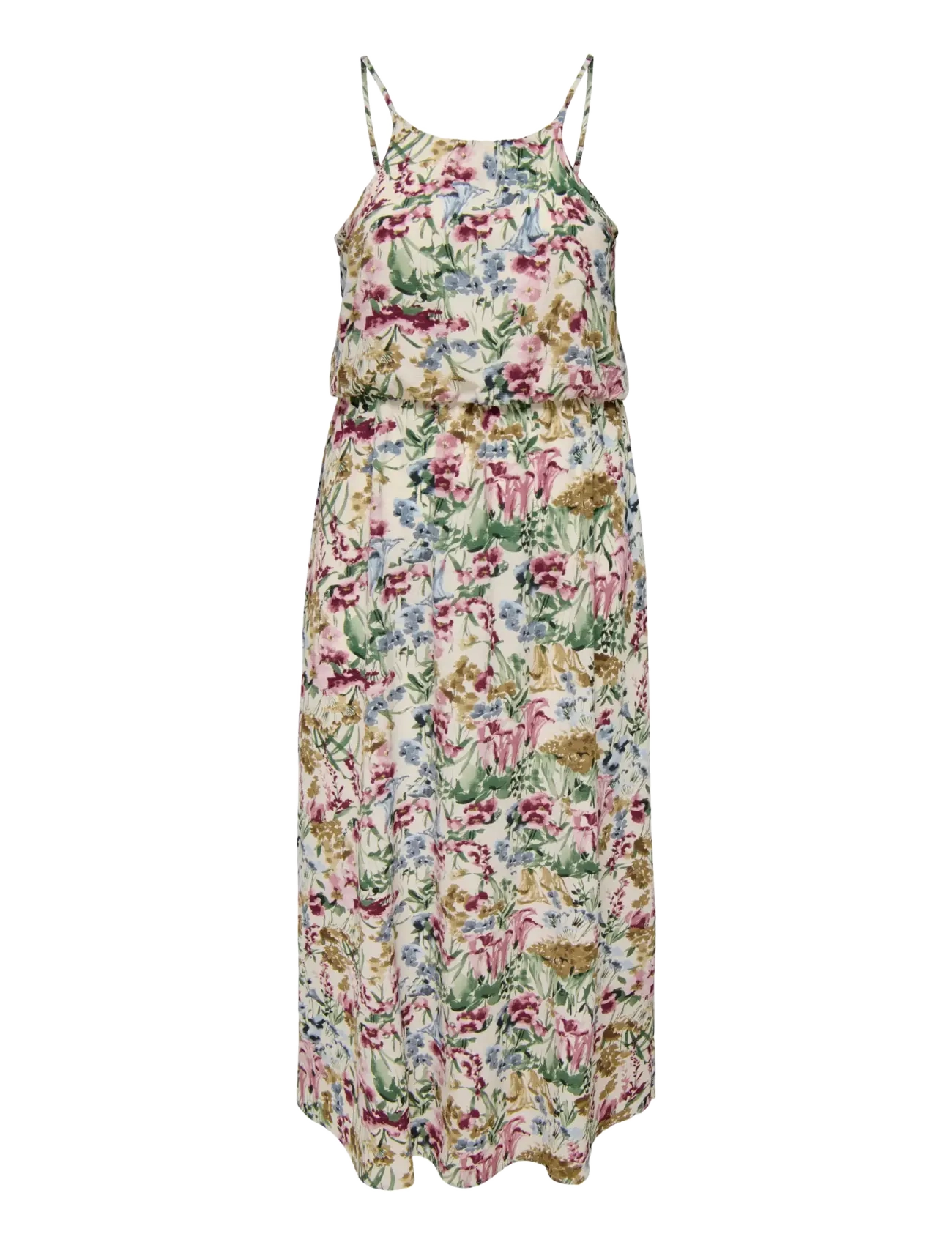 ONLY Carmakoma CARWINNER S/L MAXI DRESS NOOS WVN - Plus Size - CLOUD DANCER / cream