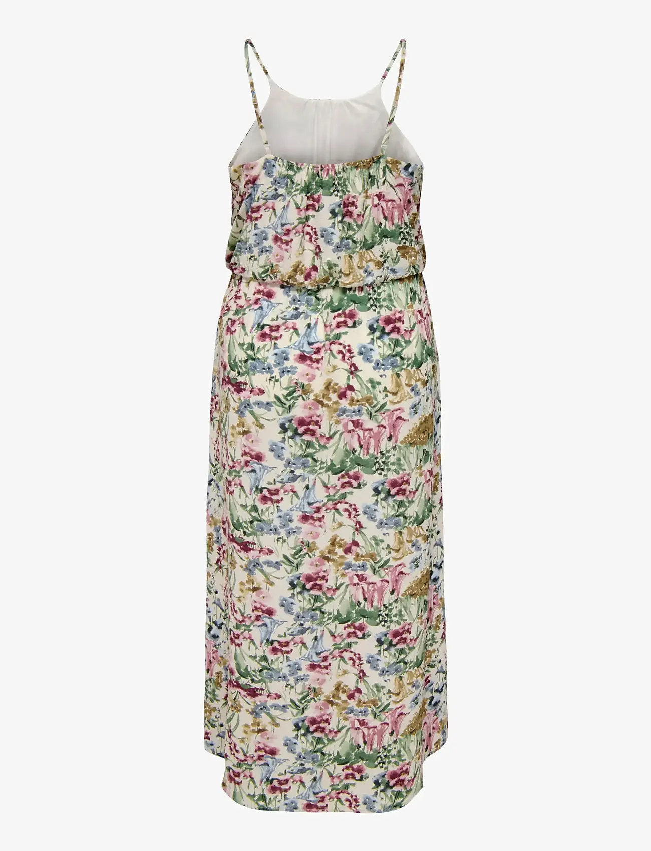 ONLY Carmakoma - CARWINNER S/L MAXI DRESS NOOS WVN - sommerkleider - cloud dancer - 1