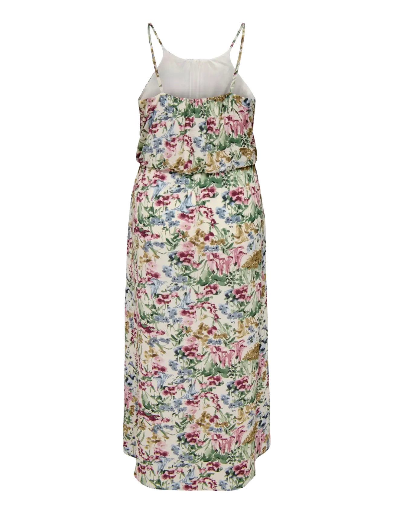 ONLY Carmakoma - CARWINNER S/L MAXI DRESS NOOS WVN - cloud dancer - 1