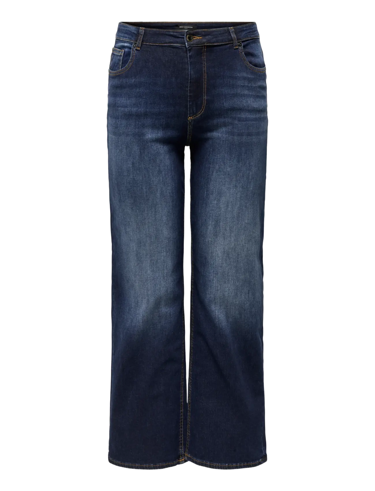 ONLY Carmakoma - CARWILLY HW WIDE DNM TAI081 NOOS - dark blue denim - 1