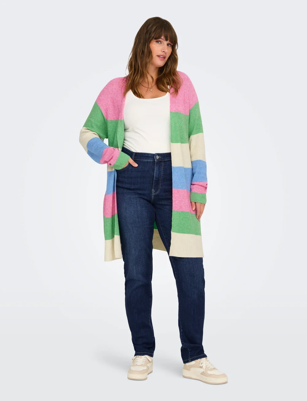 ONLY Carmakoma - CARSUI MID SLIM DNM REA285 NOOS - slim jeans - dark blue denim - 4