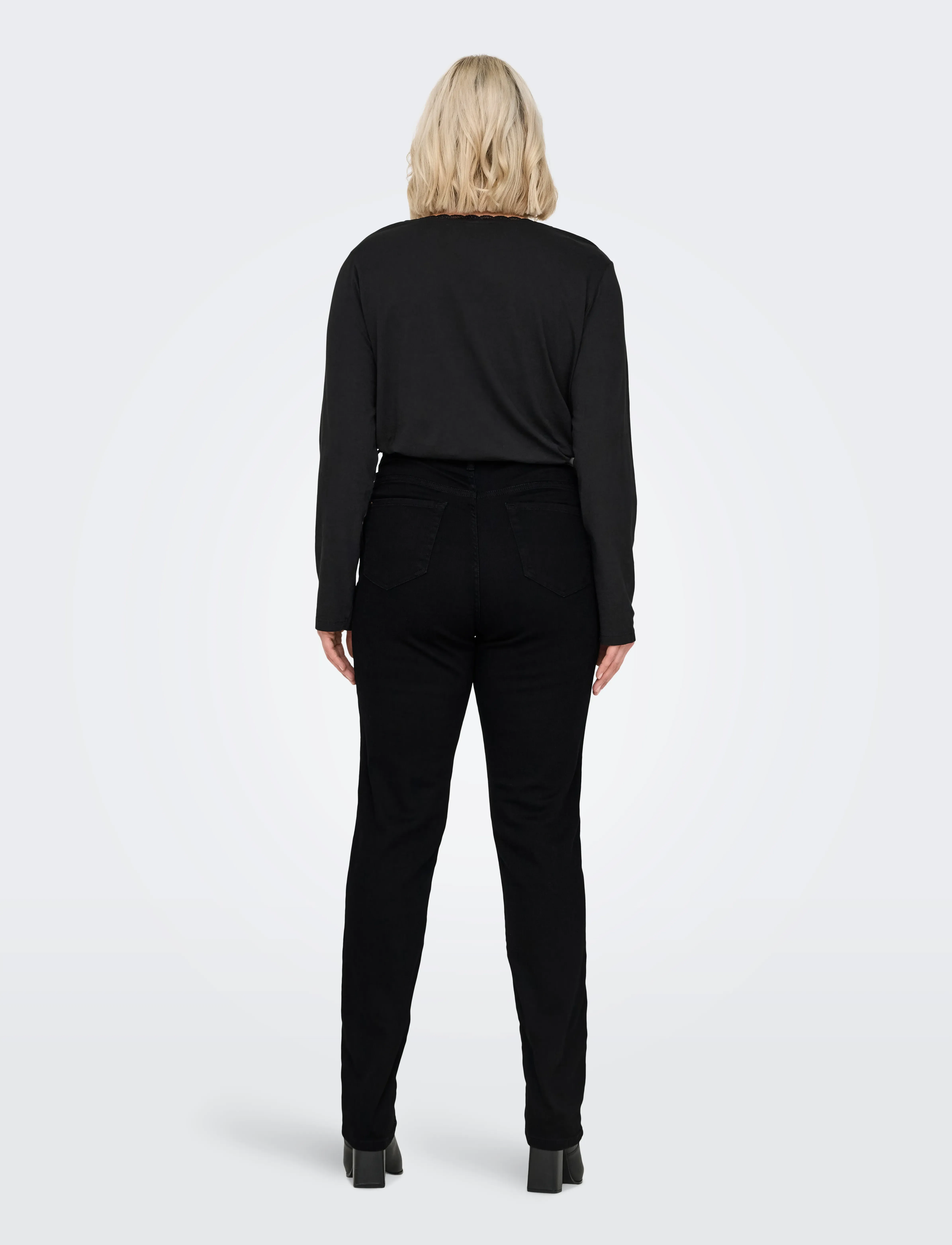 ONLY Carmakoma - CARSUI MID SLIM DNM DIA367 NOOS - jeans slim - washed black - 3