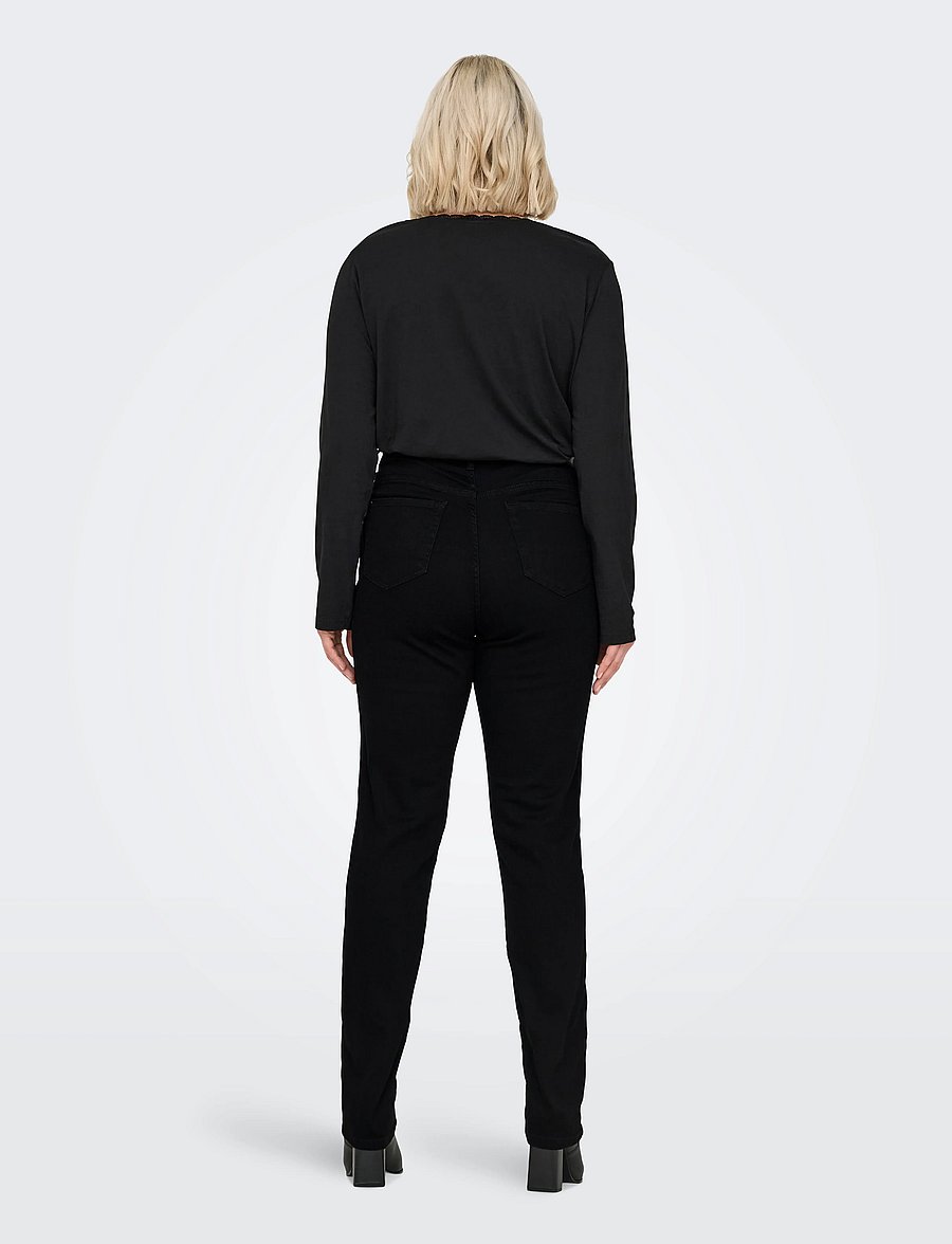ONLY Carmakoma - CARSUI MID SLIM DNM DIA367 NOOS - slim-fit-jeans - washed black - 3
