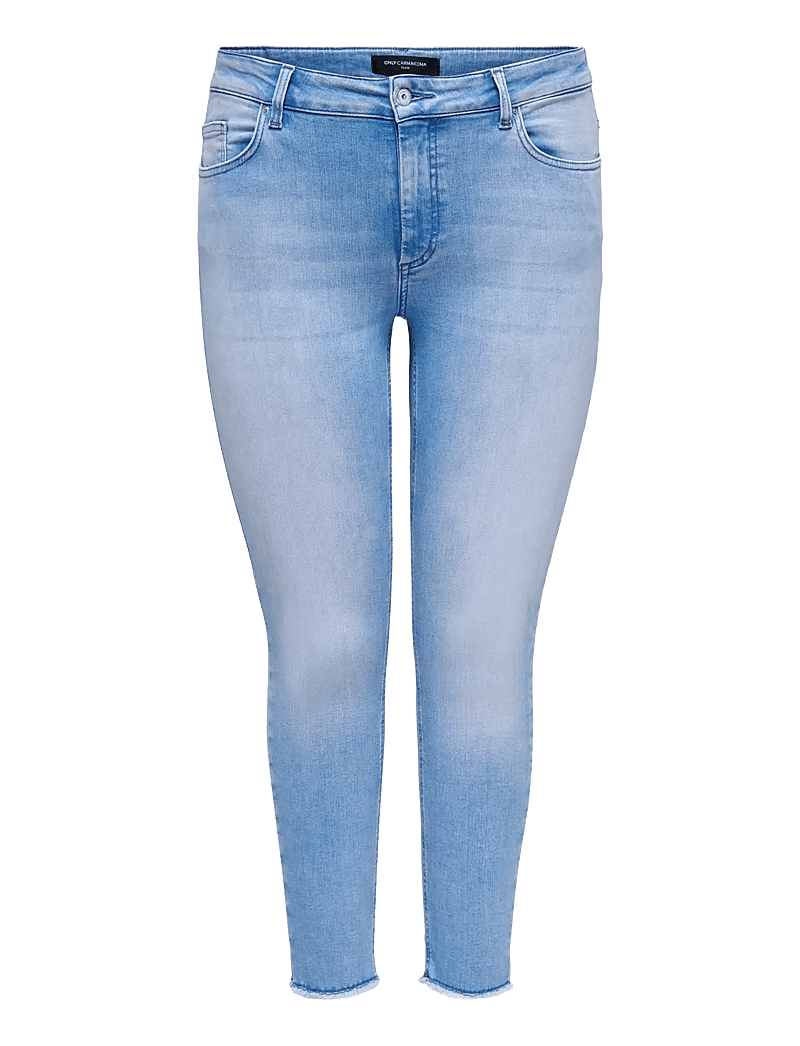 ONLY Carmakoma - CARWILLY REG SK ANK RW REA4348 NOOS - liibuvad teksad - light blue denim - 1