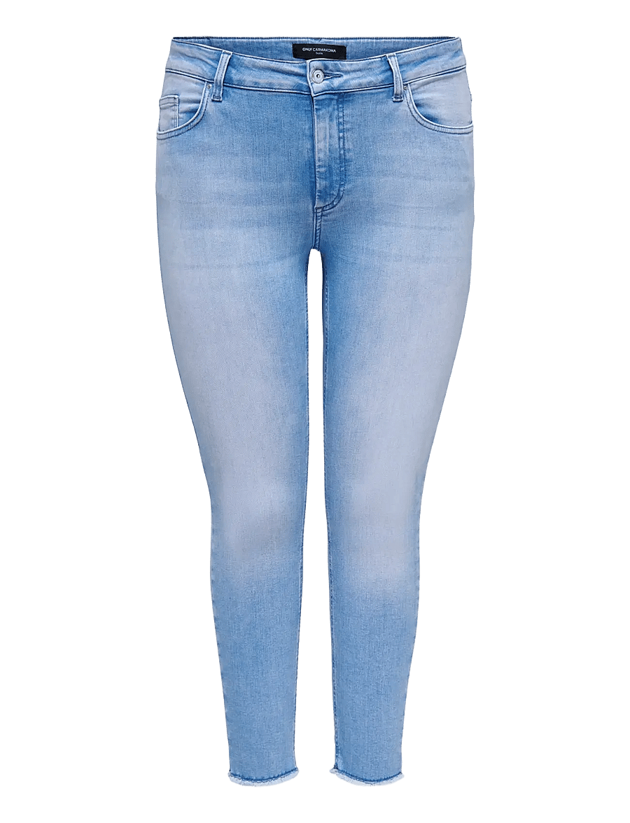 ONLY Carmakoma - CARWILLY REG SK ANK RW REA4348 NOOS - skinny jeans - light blue denim - 1