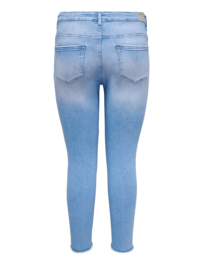 ONLY Carmakoma - CARWILLY REG SK ANK RW REA4348 NOOS - liibuvad teksad - light blue denim - 2