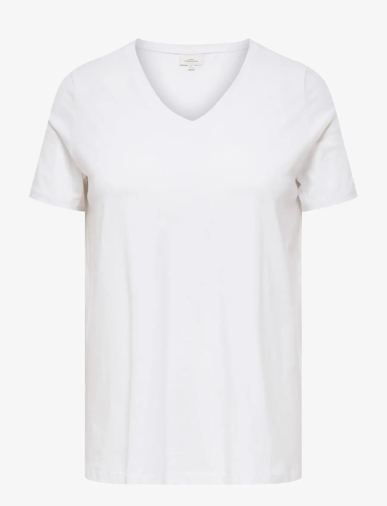 ONLY Carmakoma - CARBONNIE LIFE S/S V A-SHAPE TEE NOOS - t-särgid - bright white - 1