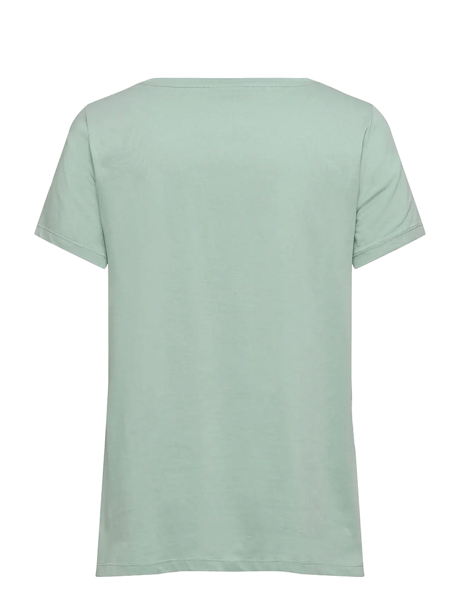 ONLY Carmakoma - CARBONNIE LIFE S/S V A-SHAPE TEE NOOS - jadeite - 1