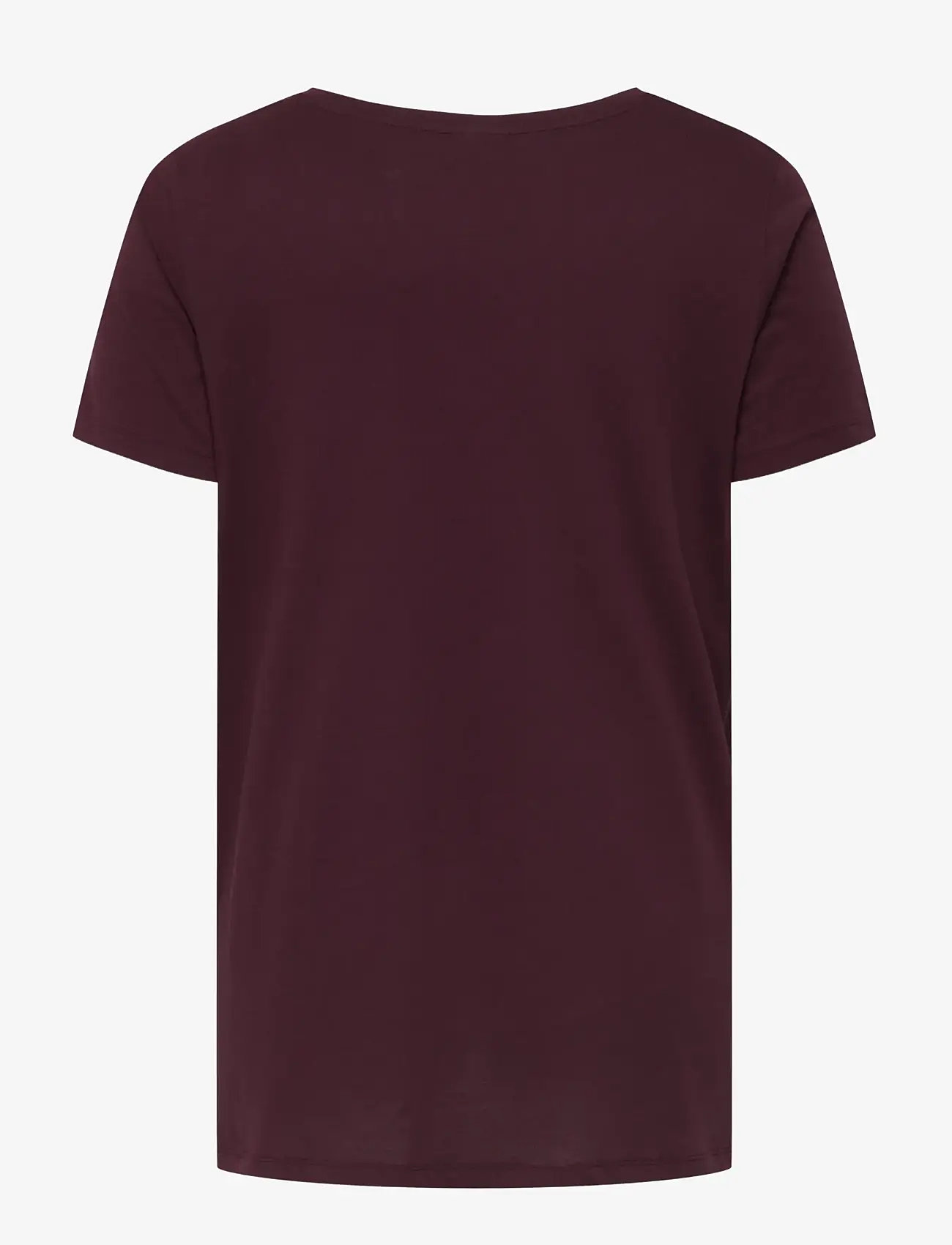 ONLY Carmakoma - CARBONNIE LIFE S/S V A-SHAPE TEE NOOS - t-shirts - winetasting - 1