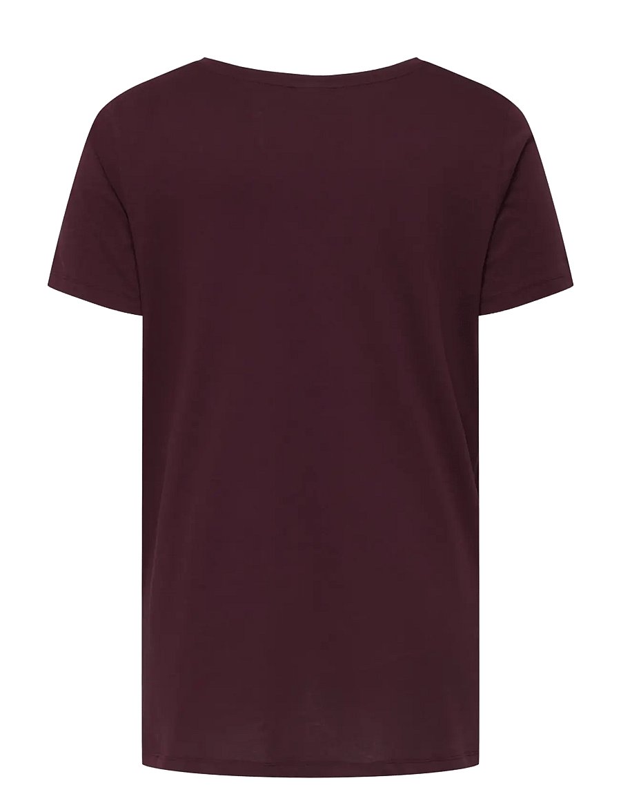 ONLY Carmakoma - CARBONNIE LIFE S/S V A-SHAPE TEE NOOS - winetasting - 1