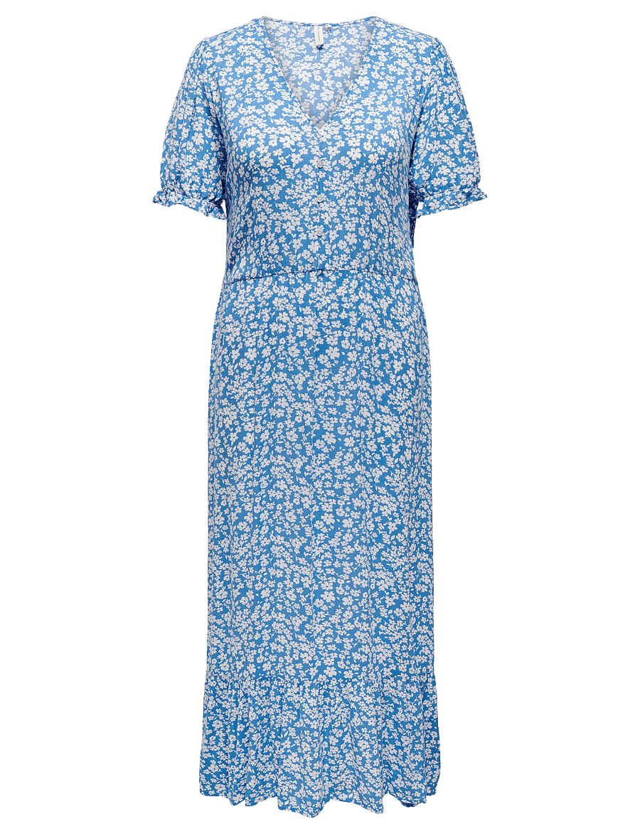 ONLY Carmakoma - CARCHIANTI S/S LONG DRESS WVN NOOS - konfirmation - marina - 1
