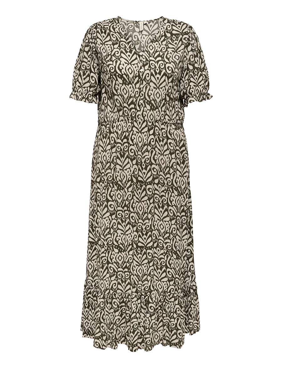 ONLY Carmakoma - CARCHIANTI S/S LONG DRESS WVN NOOS - konfirmationstøj - tarmac - 1