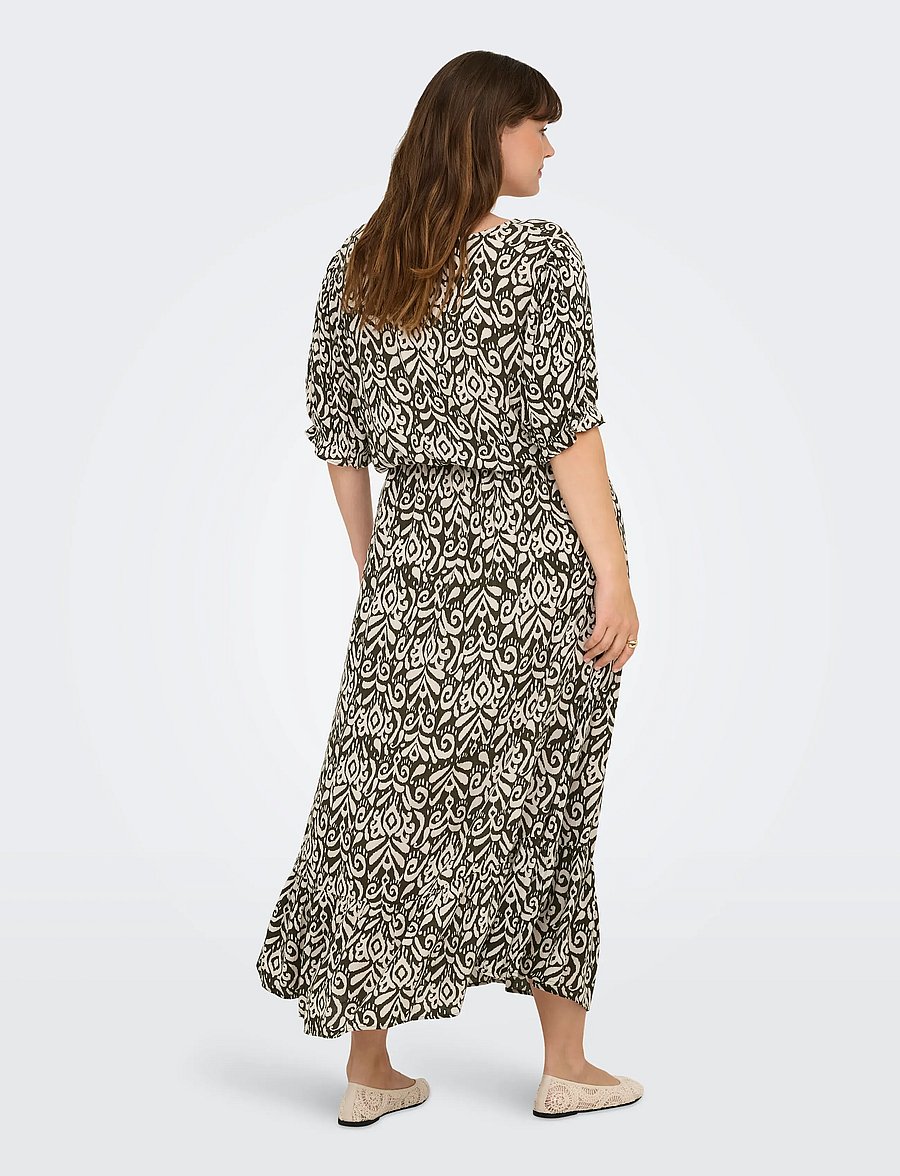 ONLY Carmakoma - CARCHIANTI S/S LONG DRESS WVN NOOS - konfirmationstøj - tarmac - 2