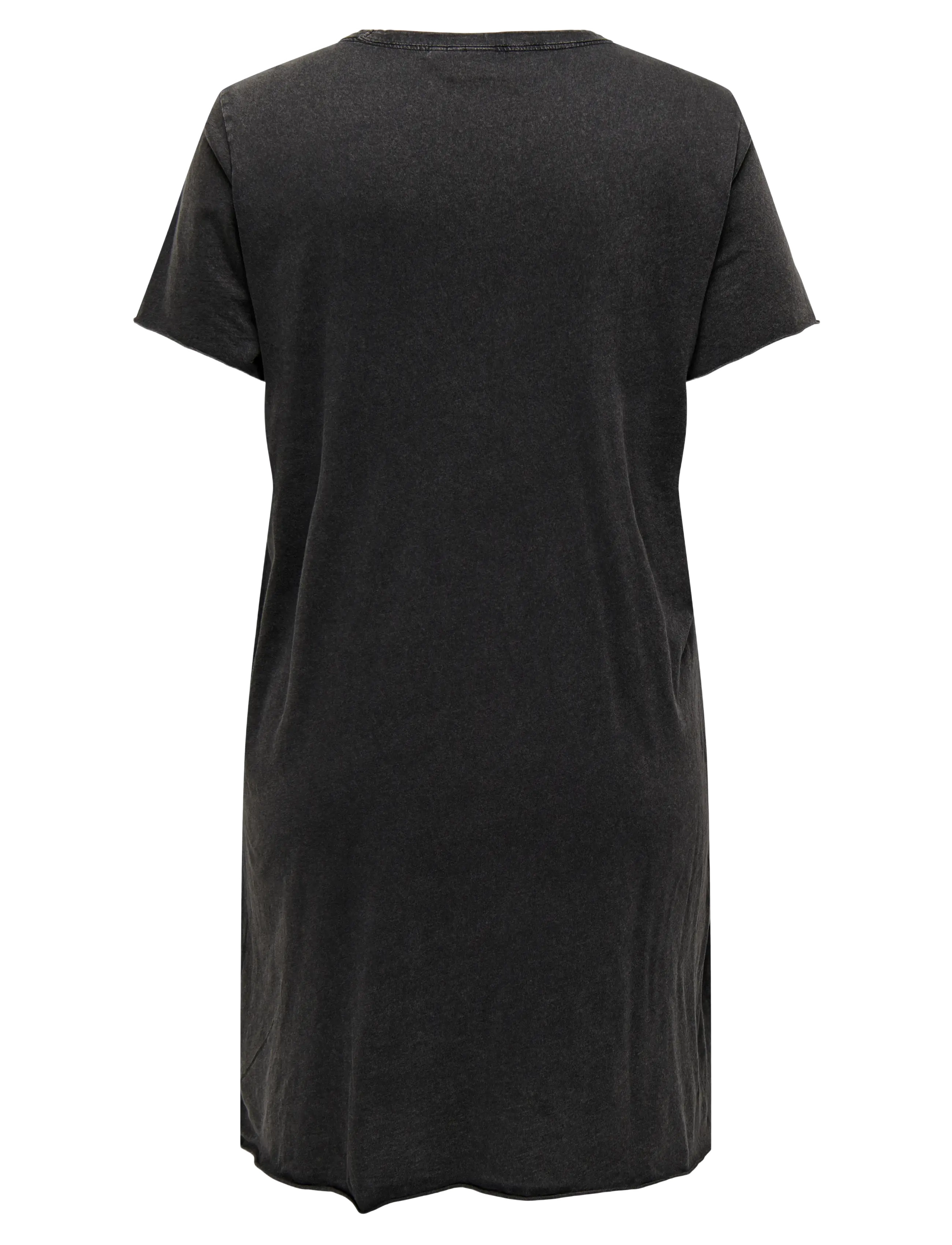 ONLY Carmakoma - CARLUCY SS T-SHIRT DRESS JRS NOOS - black - 2