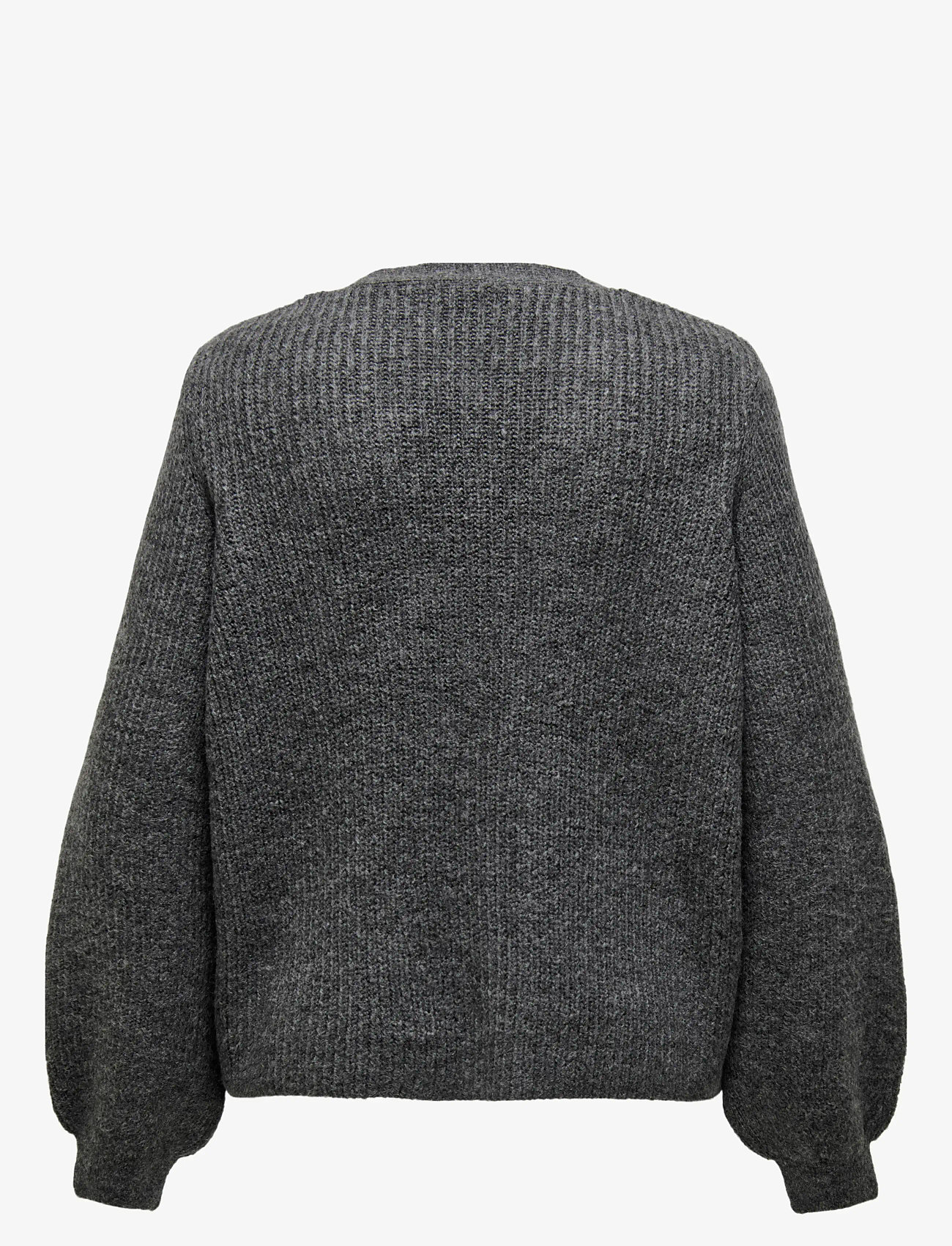 ONLY Carmakoma - CARCLARE JULES L/S CARDIGAN KNT - koftor - dark grey melange - 1