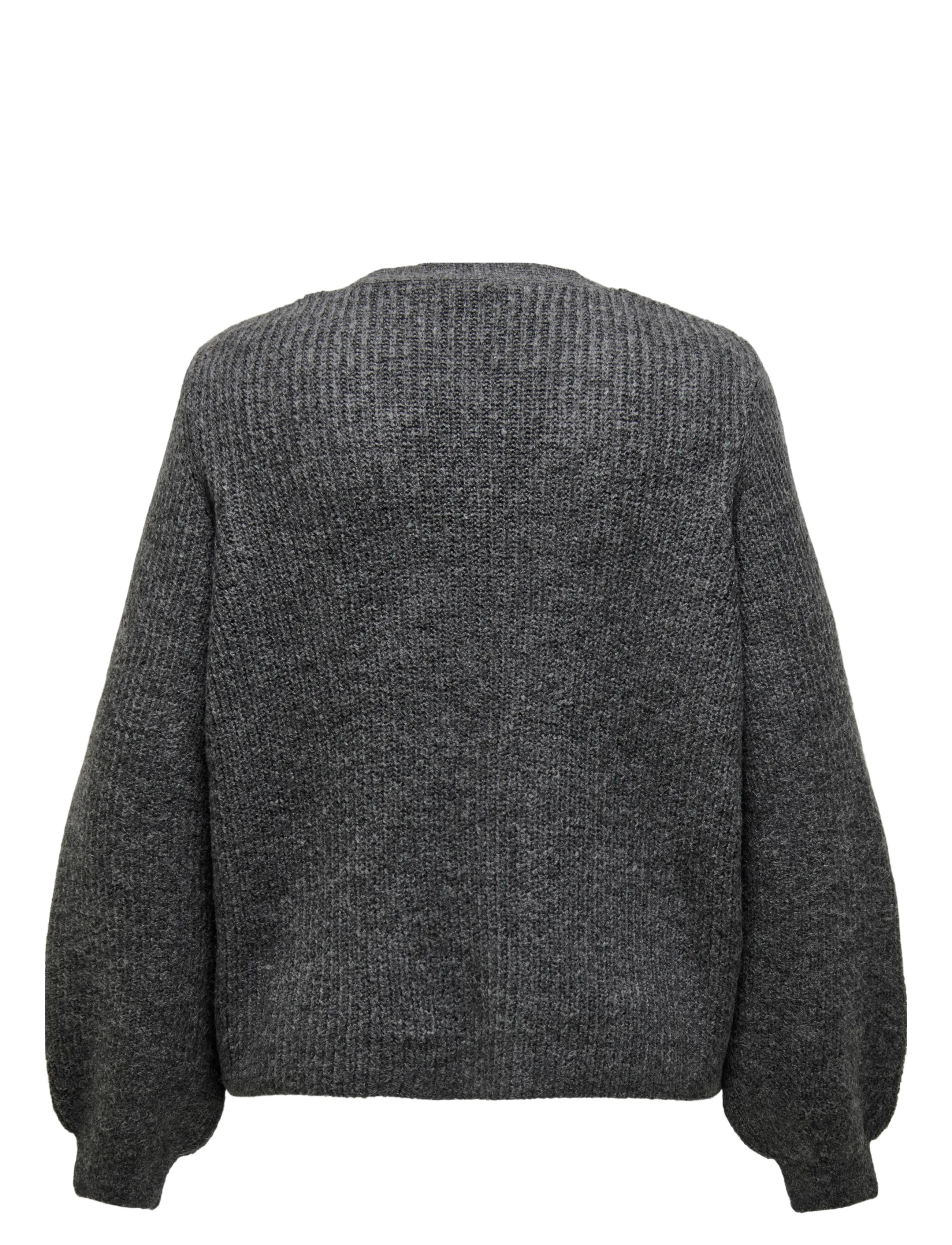 ONLY Carmakoma - CARCLARE JULES L/S CARDIGAN KNT - dark grey melange - 1