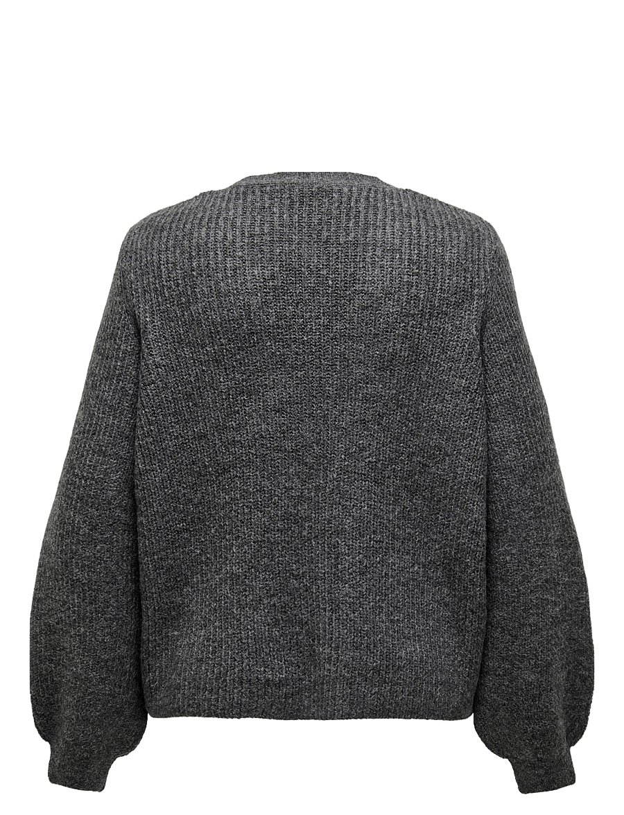ONLY Carmakoma - CARCLARE JULES L/S CARDIGAN KNT - dark grey melange - 1
