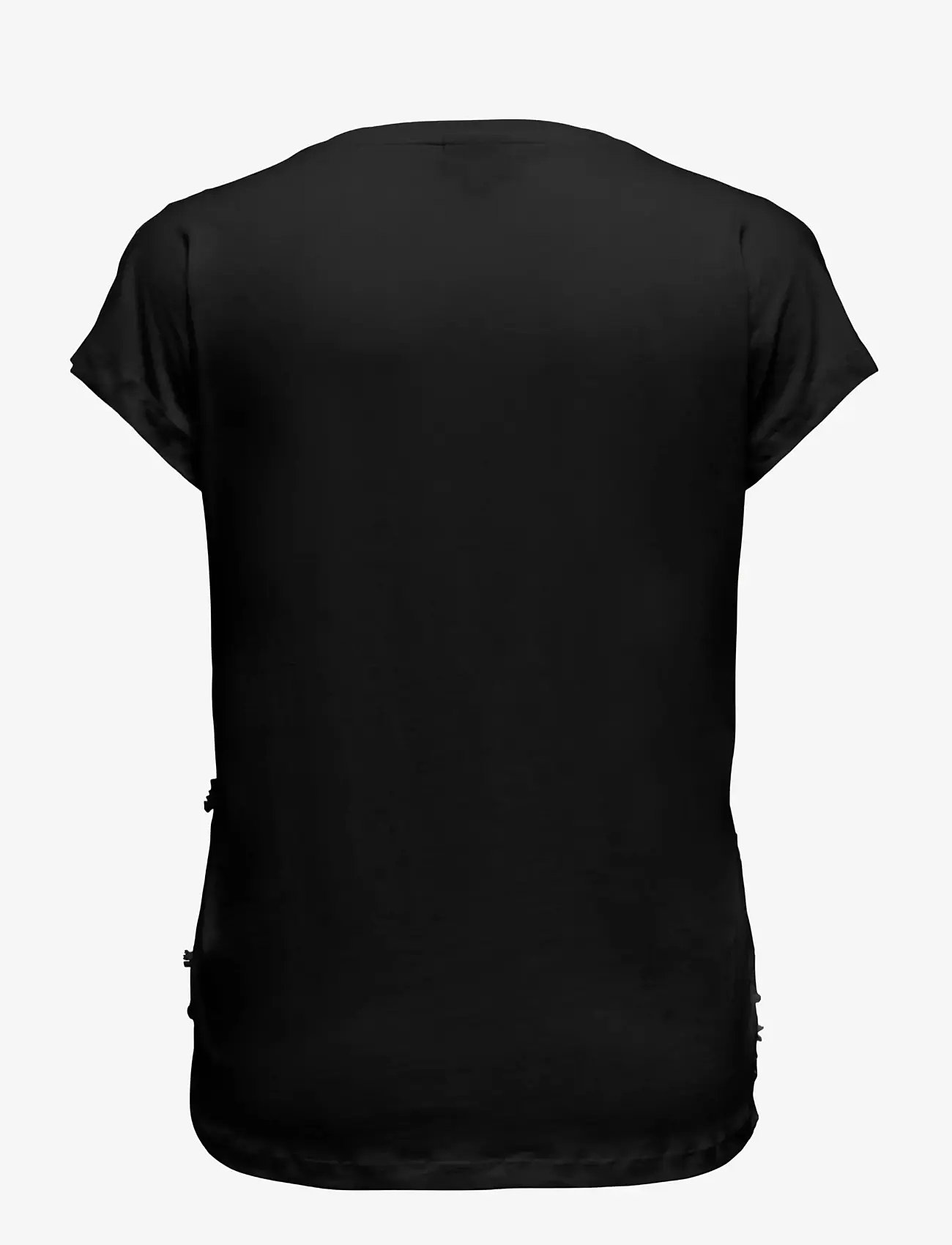ONLY Carmakoma - CARLULU S/S V-NECK TOP BOX JRS - Ærmeløse bluser - black - 2