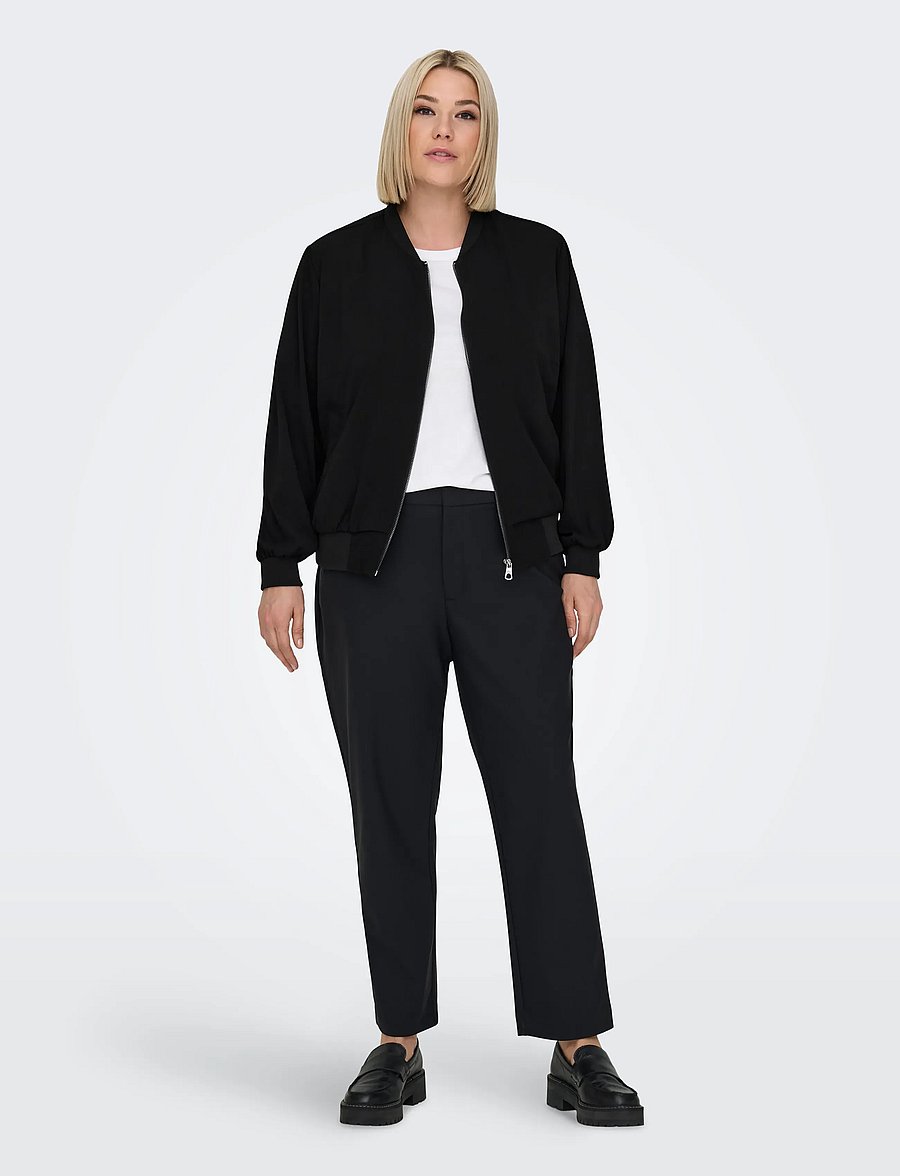 ONLY Carmakoma - CARLUX L/S BOMBER JACKET NOOS - forårsjakker - black - 4