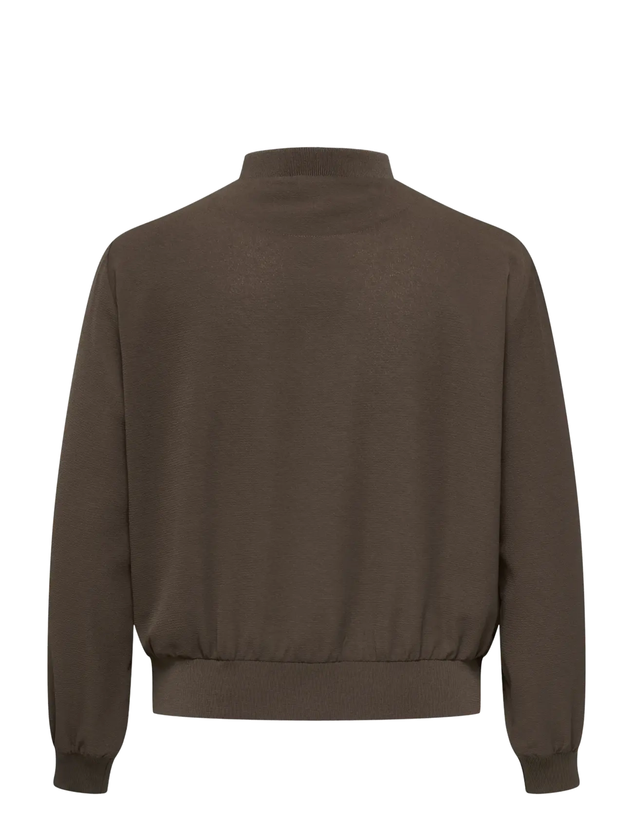 ONLY Carmakoma - CARLUX L/S BOMBER JACKET NOOS - forårsjakker - chocolate martini - 2