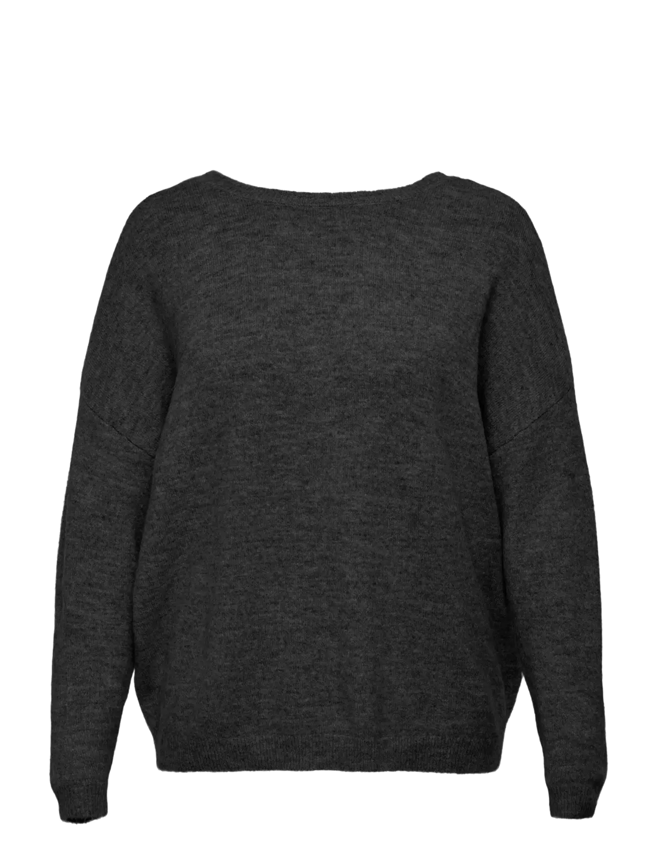 ONLY Carmakoma CARMANIFESTA LS REVERS.PULLOVER KNT NOOS - Inspiration - DARK GREY MELANGE / grey