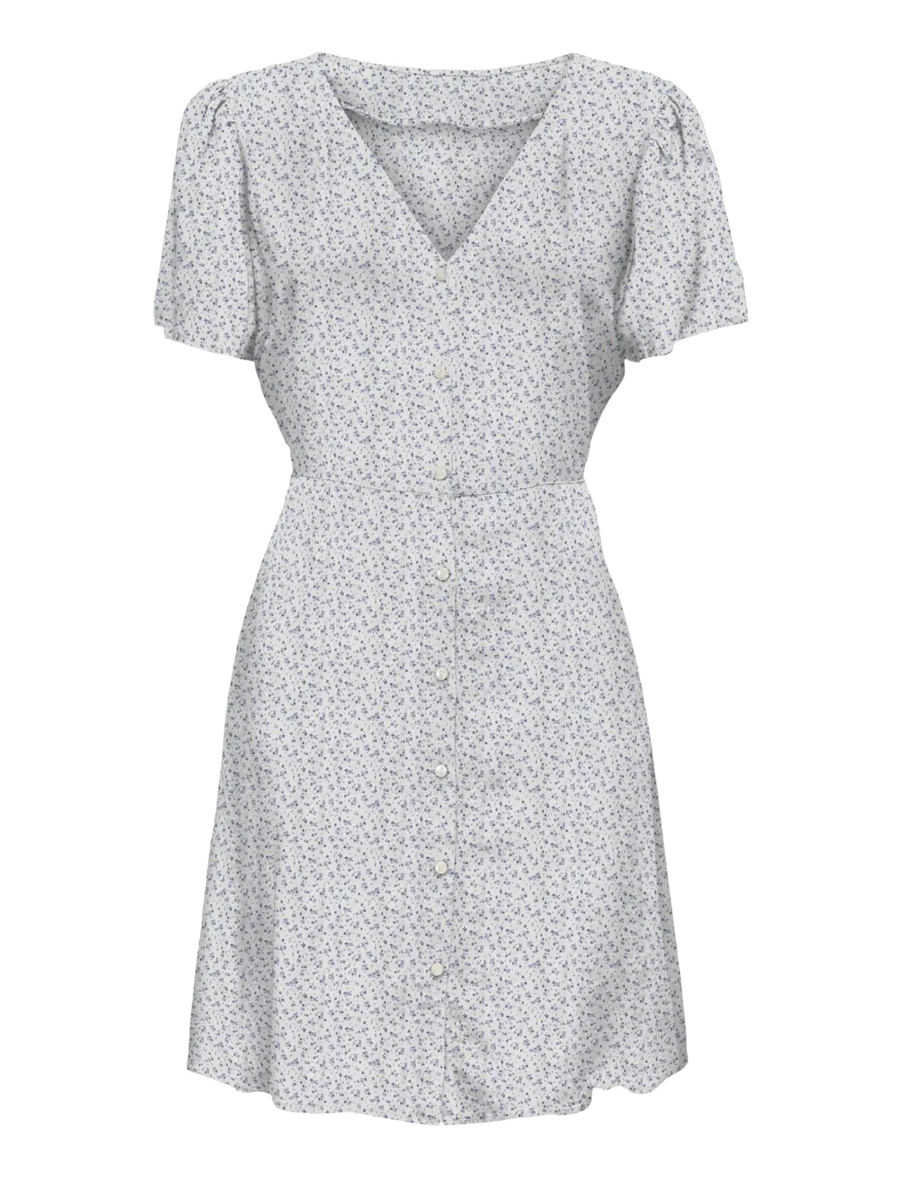 ONLY Carmakoma CAREVIDA S/S DRESS WVN NOOS - Midikleidid - CLOUD DANCER / white