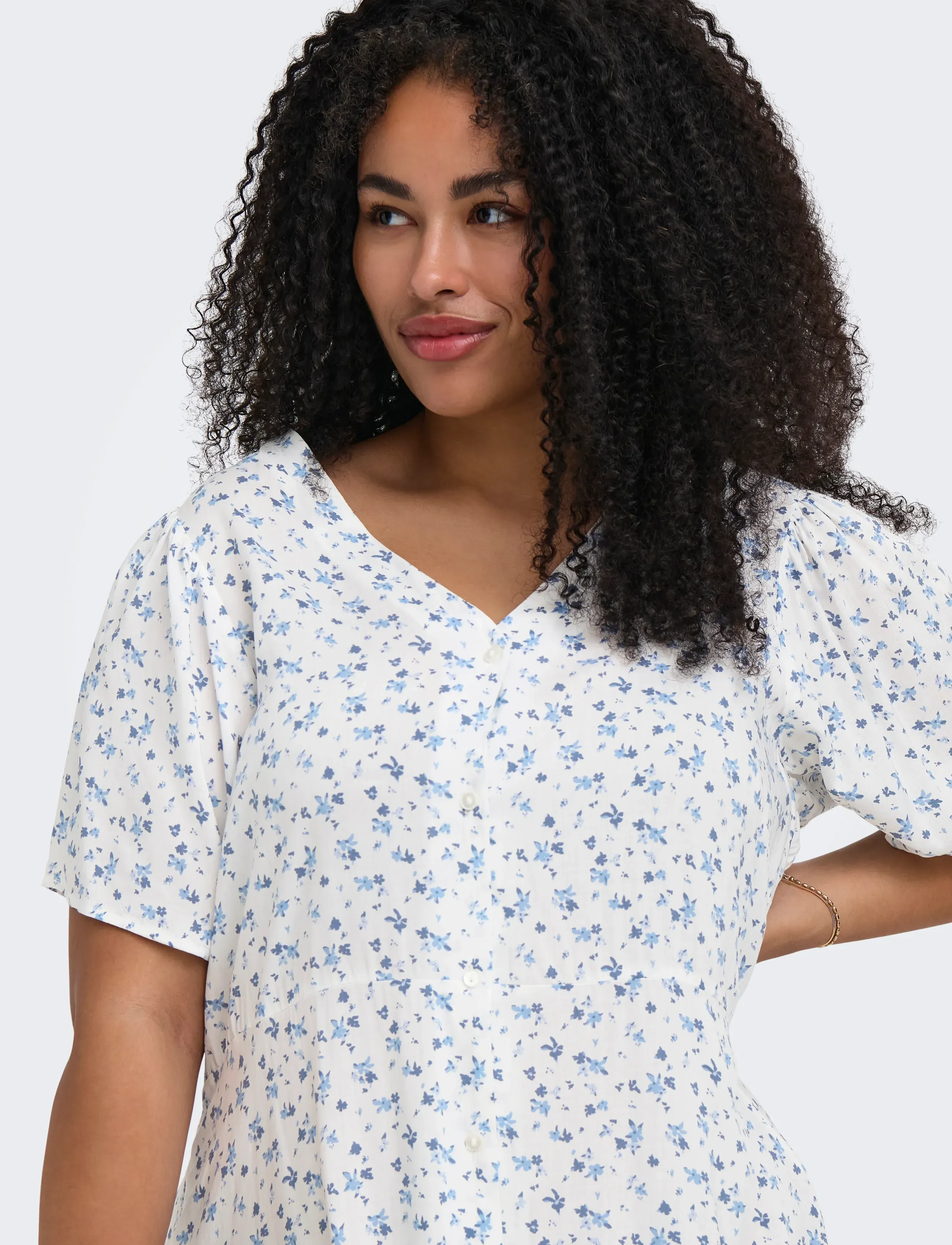 Carevida S/S Dress Wvn Noos 4
