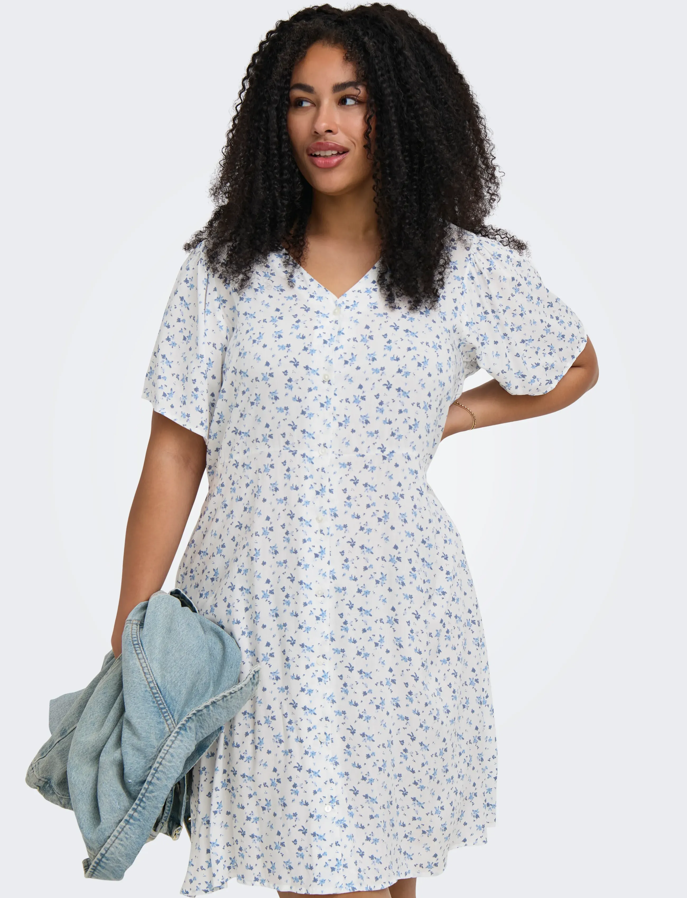 Carevida S/S Dress Wvn Noos 6