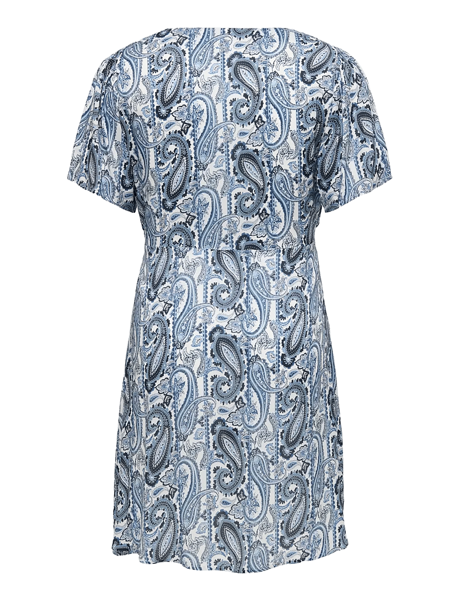 ONLY Carmakoma - CAREVIDA S/S DRESS WVN NOOS - confirmation - coronet blue - 2