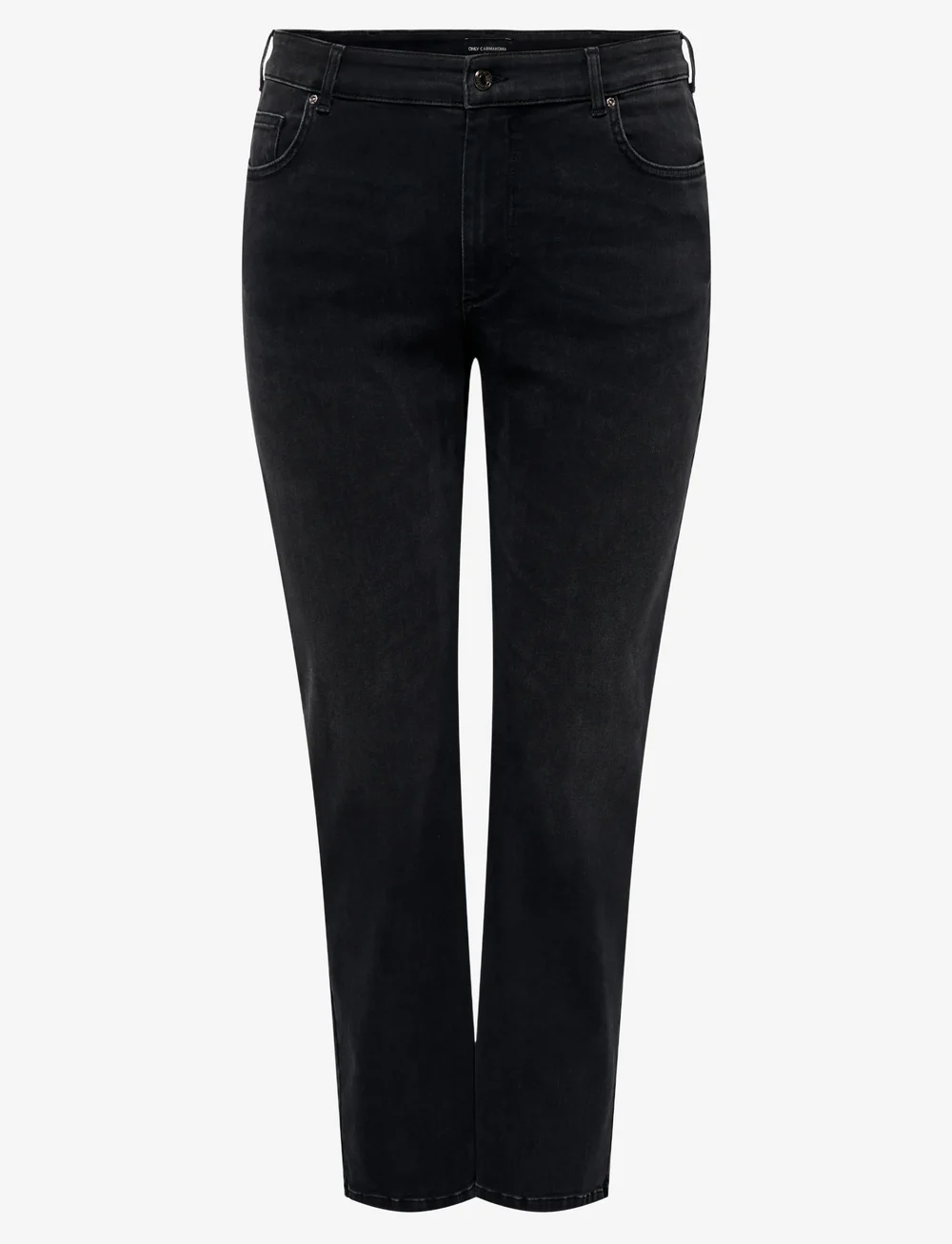 ONLY Carmakoma - CARWILLY HW STRAIGHT DNM REA1099 NOOS - sirge säärega teksad - washed black - 1